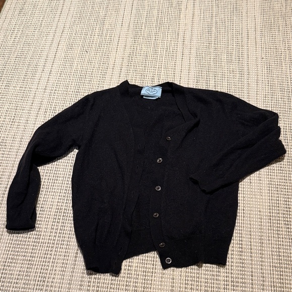 Prada Sweaters - Prada Black Women's Cardigan Sweater